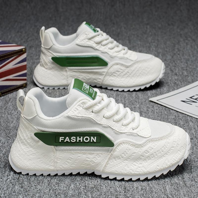 Chunky Sneakers Plus Size 45 46 47 48 Mens Designer Sports Shoes Fashion Casual Leather Fabric Increased Internal Platform Shoes