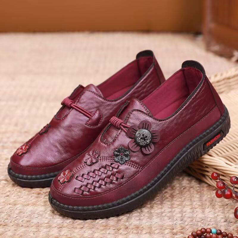 ****** neu alt ******* Stoffschuhe Damen Einzelschuhe rutschfeste Scheißsohle verschleißfest einpedalig mittelalte und ältere Mutterschuhe