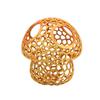 Aquarium Decoration Mushroom Shape Hollow Resin Ornament for Fish Tank Aquascaping and Underwater Landscape Design