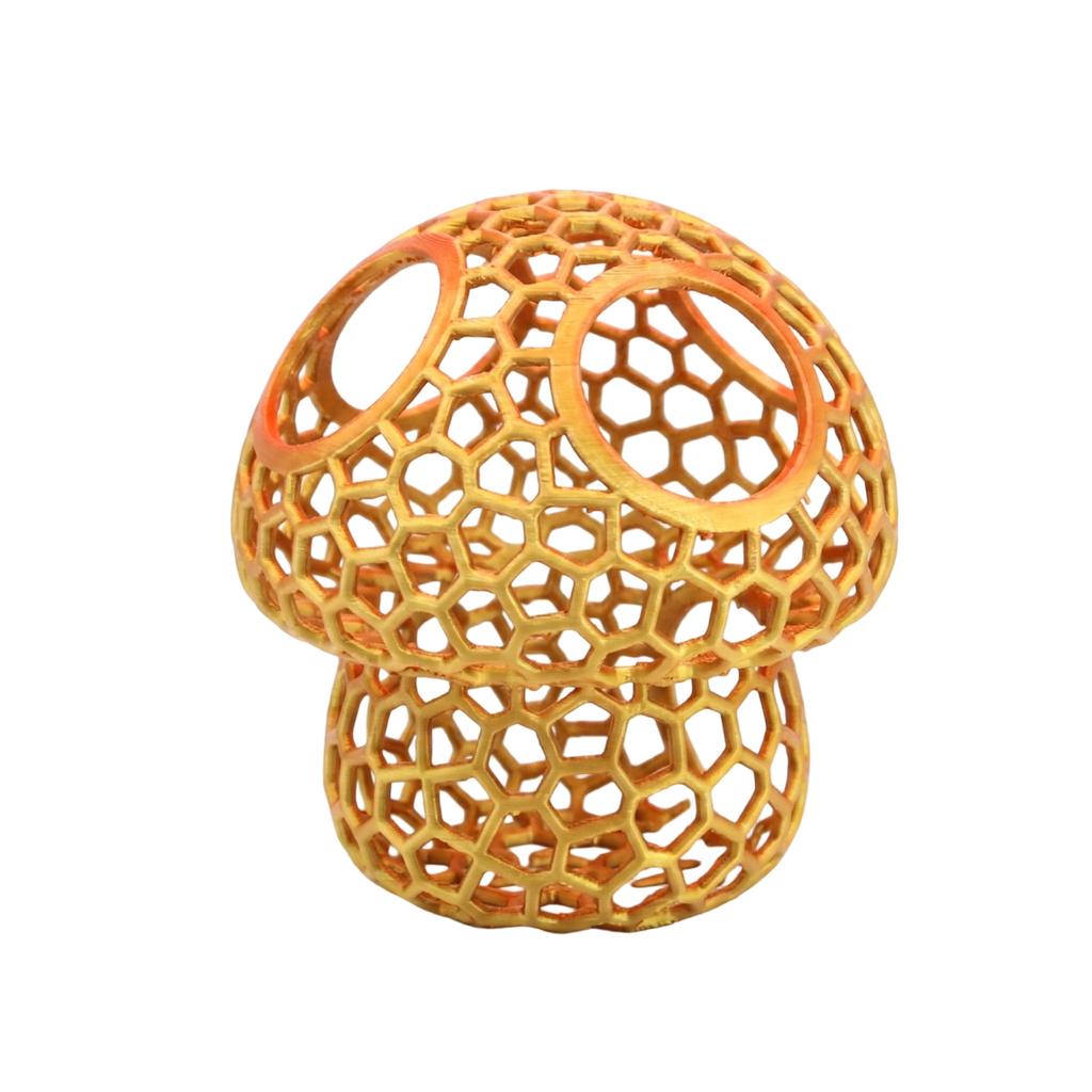 Aquarium Decoration Mushroom Shape Hollow Resin Ornament for Fish Tank Aquascaping and Underwater Landscape Design