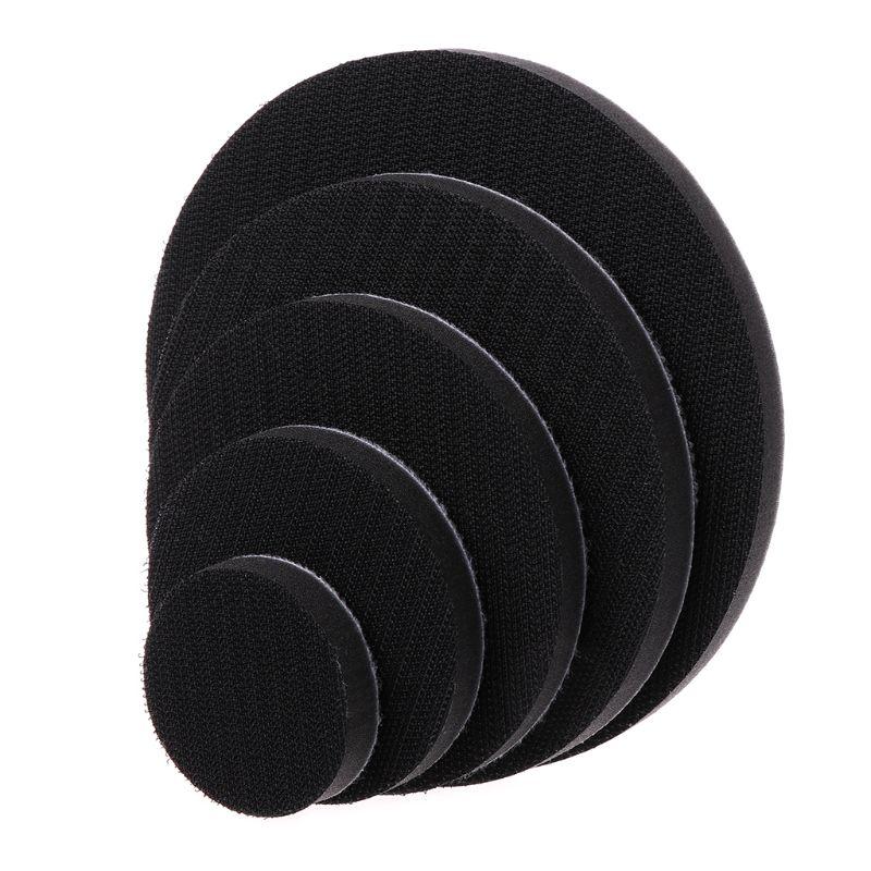 Hook & Loop Soft Sponge Interface Buffer Pad Cushion Buffing Pads for Sander Sanding Pad 6 Inches 15mm