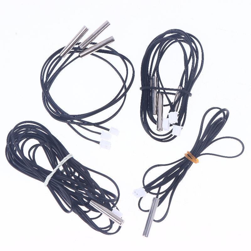 1/3Pcs NTC 10K 1% 3950 Thermistor Sensor - For Arduino W1209 W1401, 30-300cm Waterproof Temperature Probe Cable