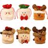 Christmas Candy Gift Bag: Santa, Snowman & Reindeer Design for Tree Decoration