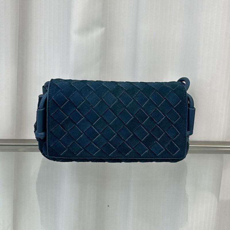 New Leather Cowhide Suede Woven Small Square Bag Tote Bag Pillow Bag Single Shoulder Crossbody Handbag Women's Bag