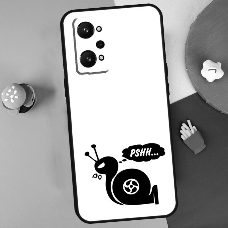 

Cartoon Animal Snail For Realme 11 10 12 13 14 Pro Plus GT 5 6 6T GT7 Pro C61 C53 C51 C21Y C25S C55 C67 C75 Case Realme C51