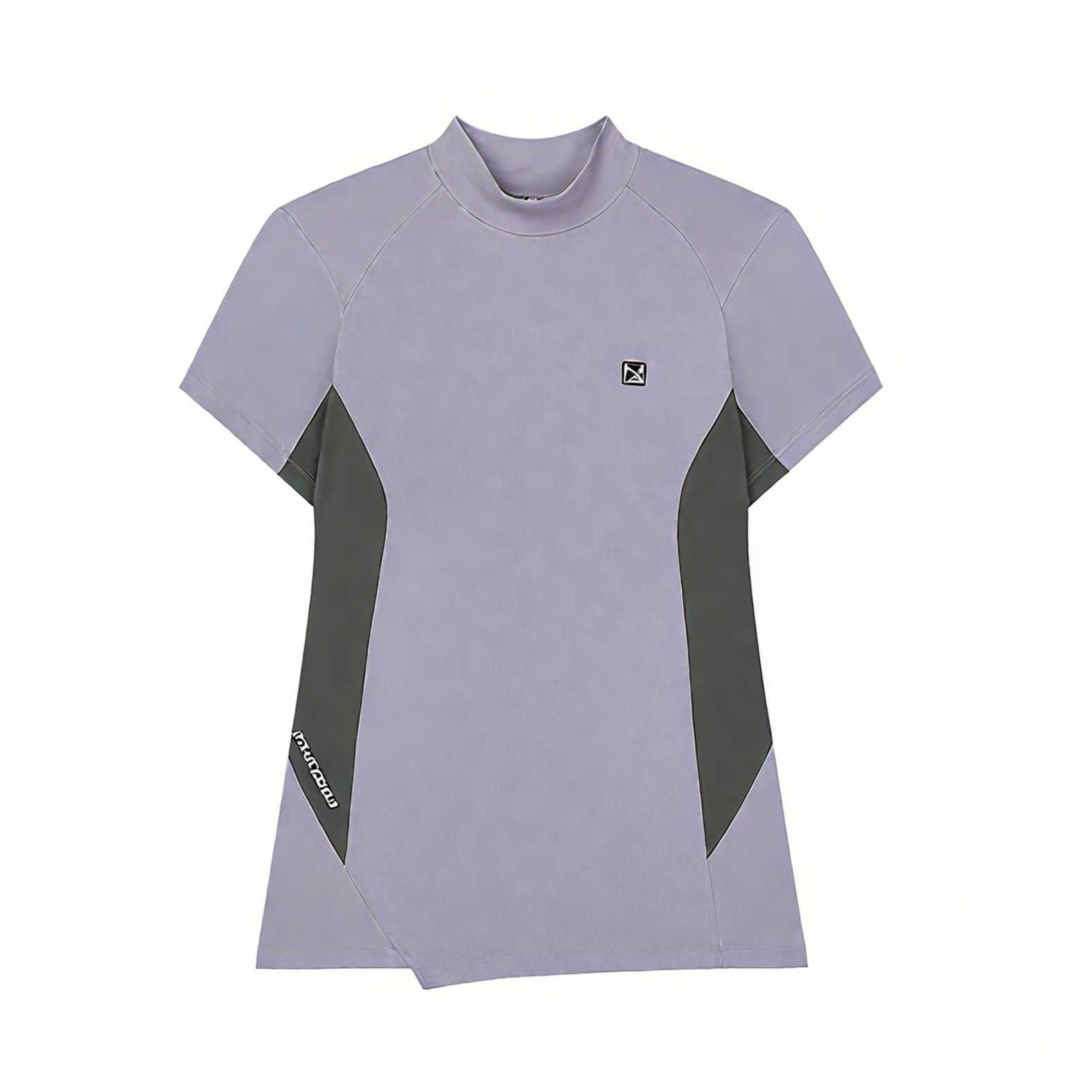 FILA Golf Series Athletics Comfortable Knitted Short Sleeve Golf Shirt Women tops A11W145104F-VT M