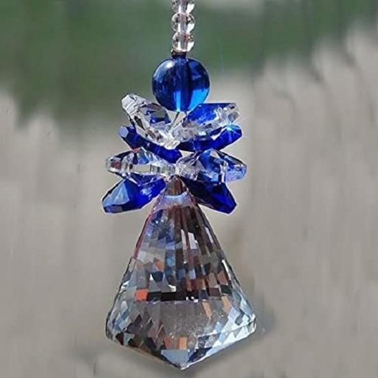 

Сверкающий хрусталь K9 Хрустальный подвесной радужный ловец солнца Красивое подвесное украшение для балкона, сада A23