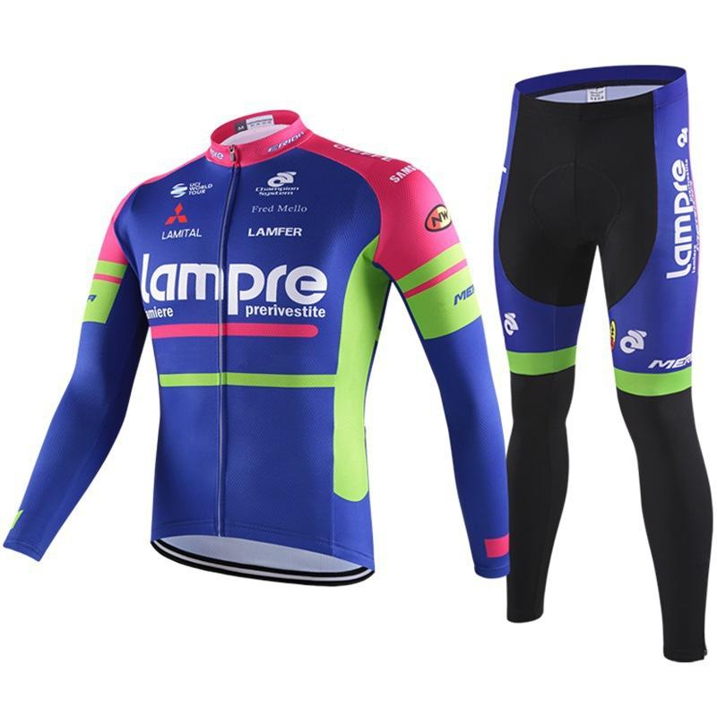 Cross-border hot-selling spring, autumn and summer long-sleeved cycling suit, breathable and quick-drying bicycle suit, drawing design