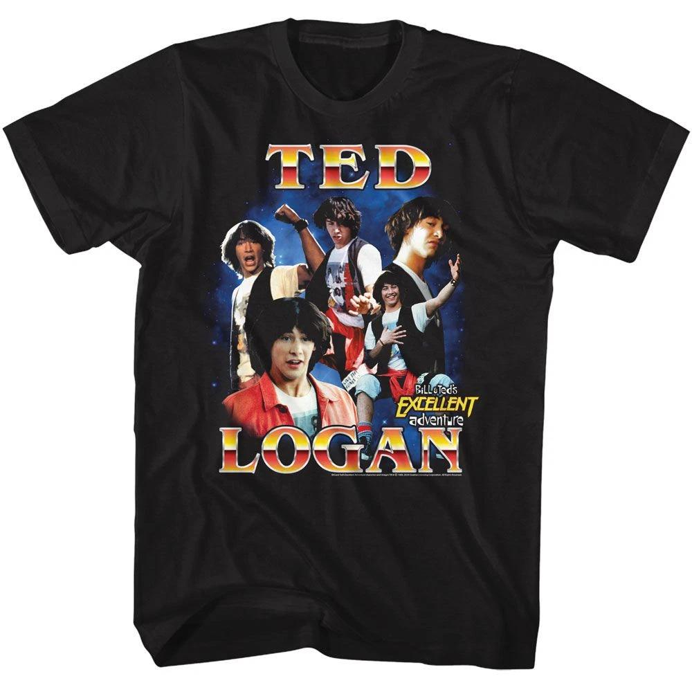 Bill And Ted Collage Black Movie Shirt 120