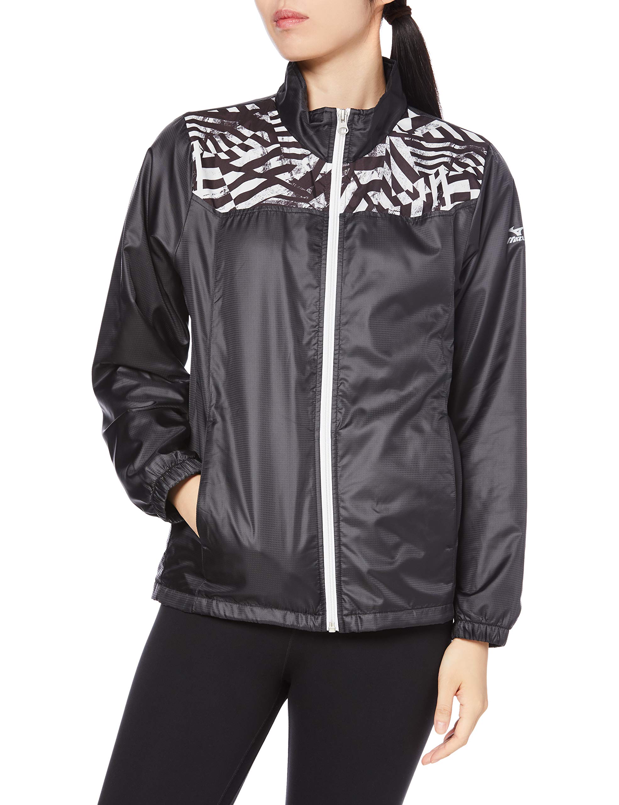 

Mizuno Training Warmer Shirt Jacket Size S Women s Water-Repellent (K2JE8630), Black, чёрный