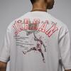 Jordan SS24 Solid Color Printed Number Straight Cut Casual Soft Crew Neck Short Sleeve T-Shirt Men Tops Phantom-Gray White HJ6542030