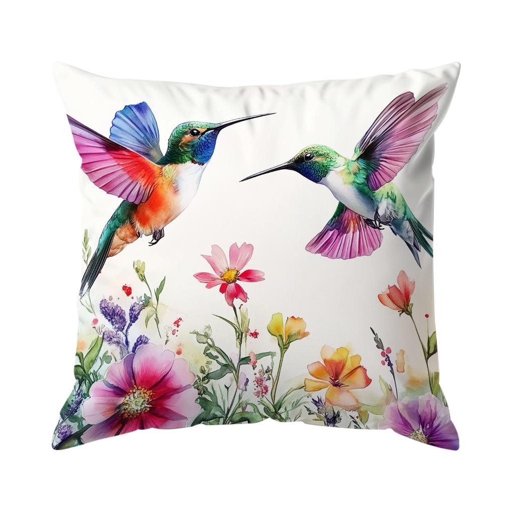 Hummingbird Cushion Covers Pillowcase Fantasy-Inspired Decor For Your Home Sofa Cushion Cover Living Room Bed Car Decor
