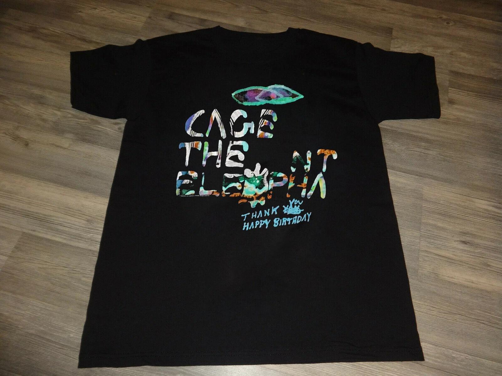 Футболка Cage The Elephant Черная Мужская Размер S-5XL SG290 M