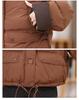 Women's 2024 New Style Thickened Down Jacket - Short, Loose, Petite Fit, White Duck Down, Warm Mom Fashion Coat