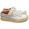 Used HERMES Shoes Sneakers Shoes Low Cut Men's Men's Leather Genuine Leather White White