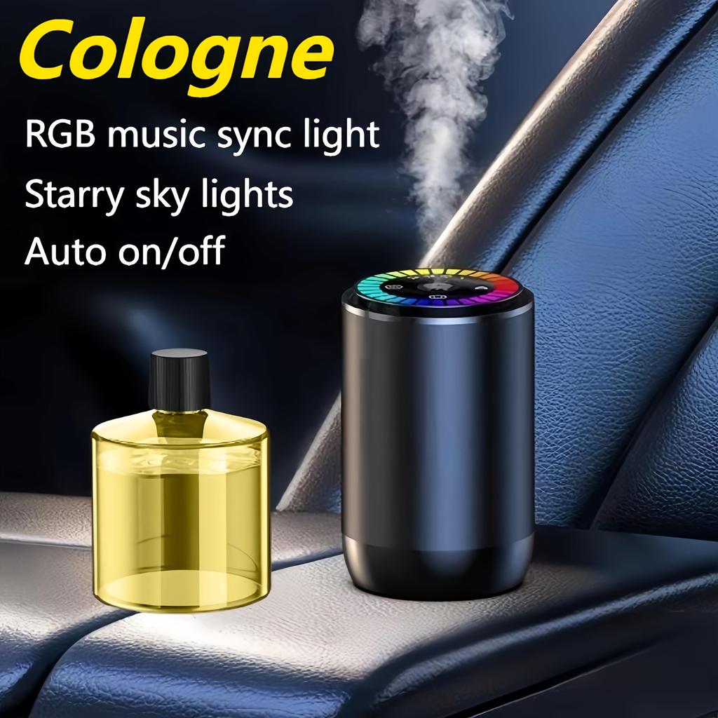 Smart Car Aromatherapy Diffuser, Natural French Scented Essential Oil/Perfume,Essential Oil Diffuser, Long-lasting Freshness