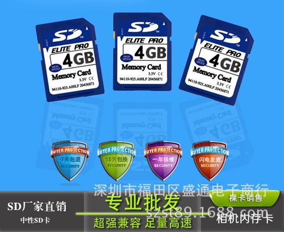SD Camera Memory Cards: 256MB, 512MB, 1GB, 2GB, 4GB, 8GB, 16GB, 32GB.