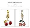 Cherry Keychain Bag Charm - Women's Exquisite Bag Jewelry & Car Key Accessory