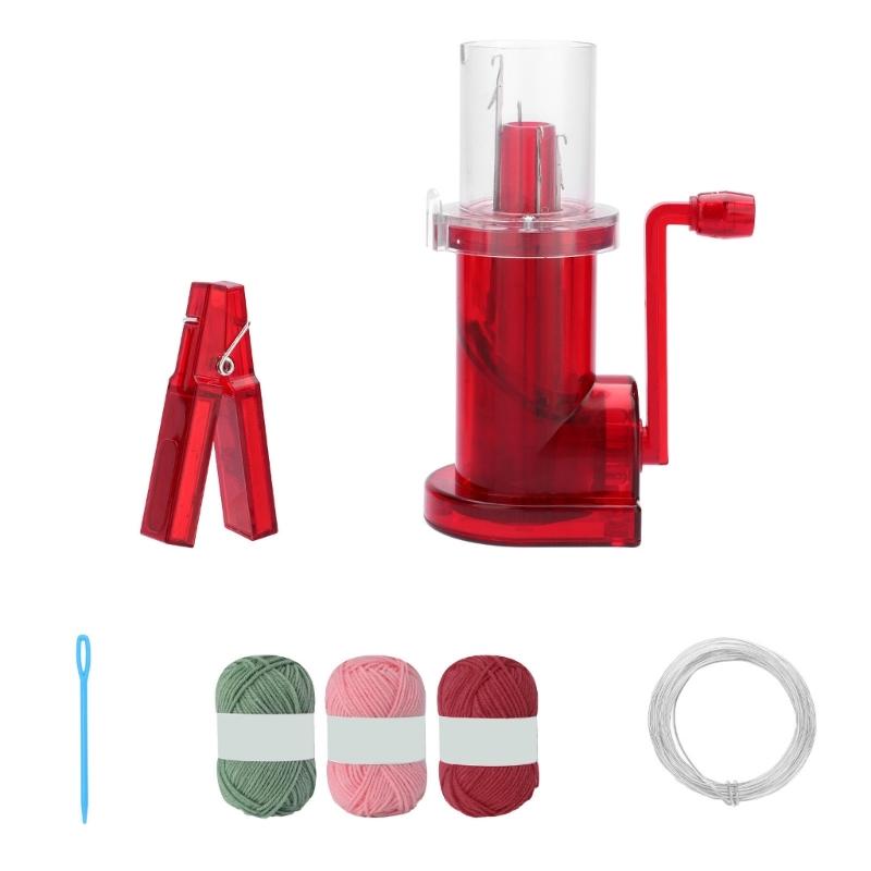 Hand Knitting Machine Tool Set Weave Knitting Tool Household Weavers Easy Weave Knitter for DIY Craft Project