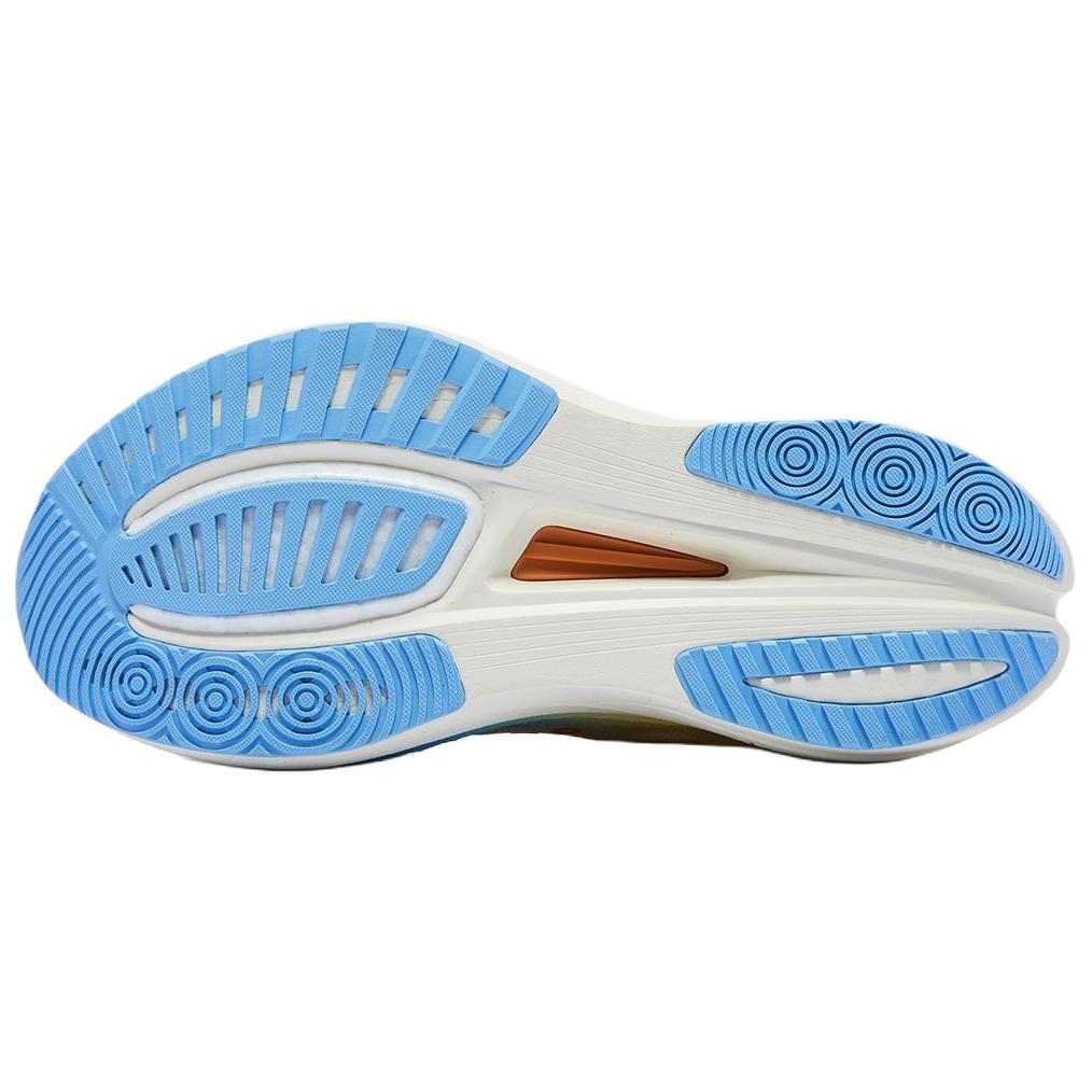Saucony Tide 4 Versatile Comfortable Breathable Rebound Running Shoes Women sneaker Beige Blue S18279-1
