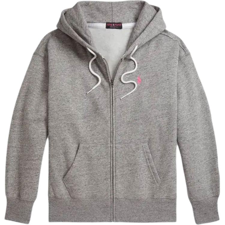 

Polo Ralph Lauren Толстовка унисекс с капюшоном, на шнурке, с принтом букв, на молнии, из флиса, с длинным рукавом WMPOKNINFB20909 L