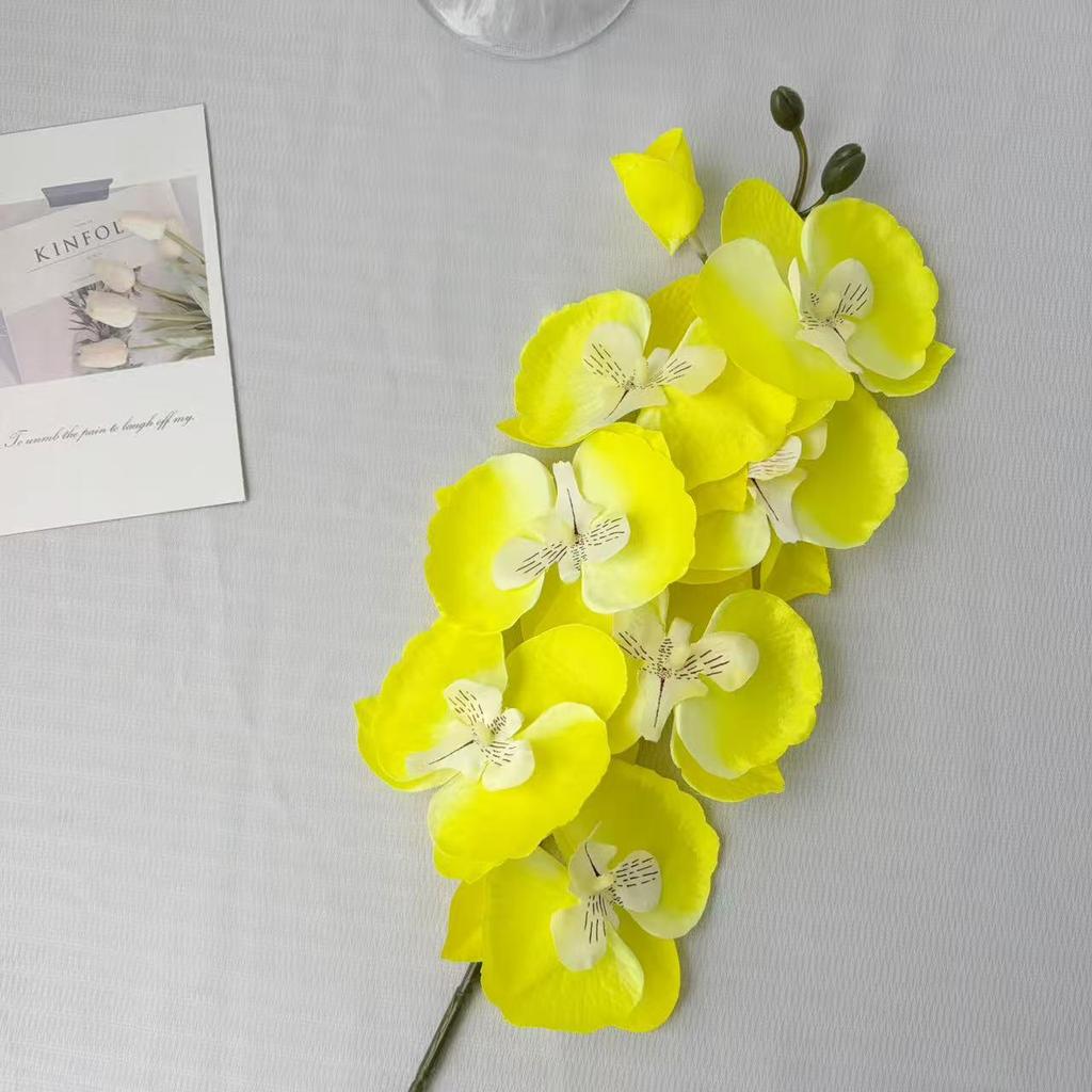 Autumn Phalaenopsis Faux Flowers for Weddings & Home Decor