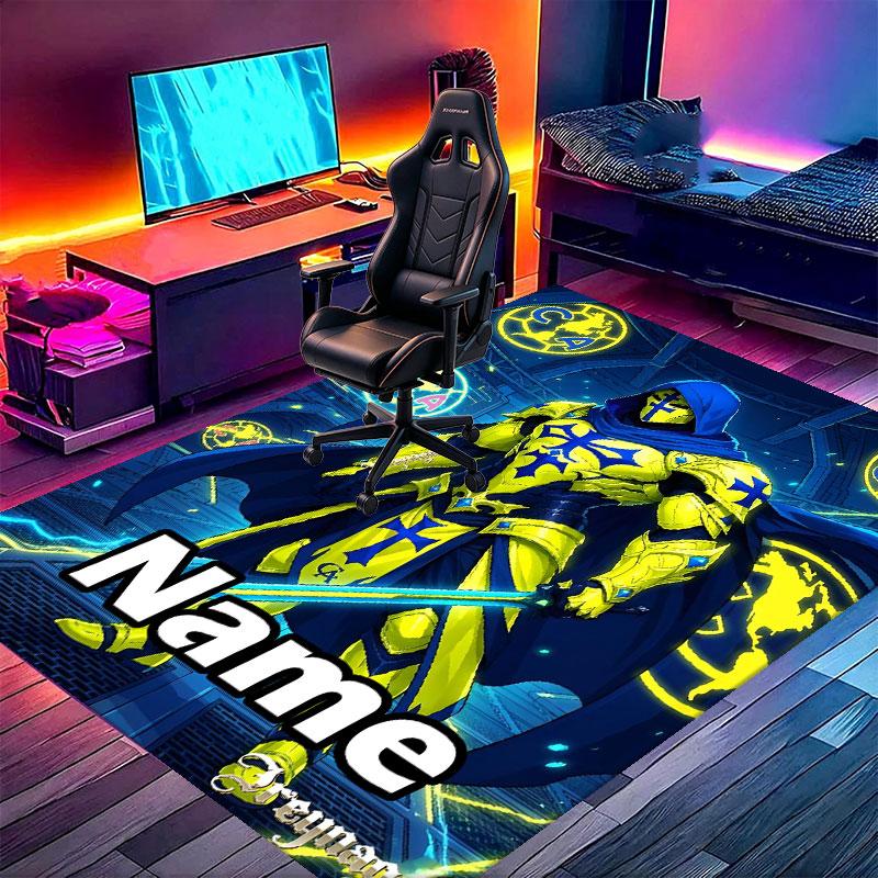 Custom Name Personalized Club America Print Carpet, Versatile Home Decor Rug, for Playroom, Apartment, Balcony, Entryway, Hallway Gift