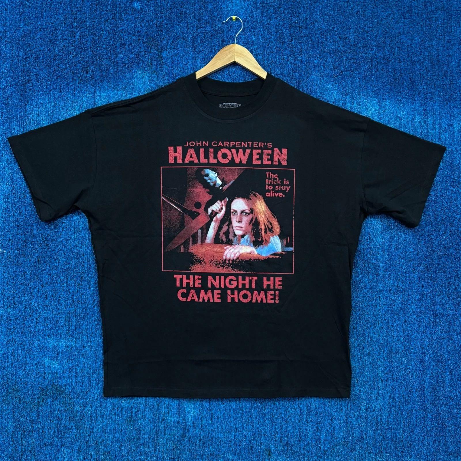 John Carpenters Halloween Michael Myers Slasher Movie Tee L S