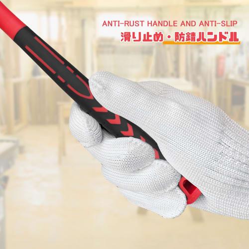 HOUSERAN Rubber Hammer, Plastic Hammer, Small Combination Hammer, Plastic Hammer, Mini, Small, 23mm