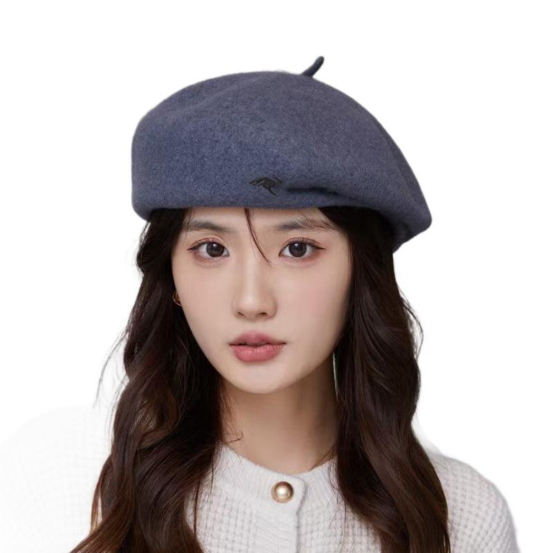 Korean Style Autumn and Winter New Beret Fashionable and Versatile Women's Face Showing Small Hat Sweet Trendy Knitted Fashion Hat