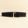 Trendy Suede Leather Wide Belt Casual Business Waist Strap Retro Pin Buckle Waistband  Gifts