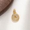 European-American Trend Zirconia Necklace with Inlaid Full Diamond 26-Letter Alloy Women's Pendant