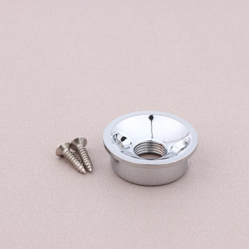 Bass Guitar Round Output Jack Socket 635mm Mono Audio Replacement Durable Part for Electric Guitar Setup серебряный