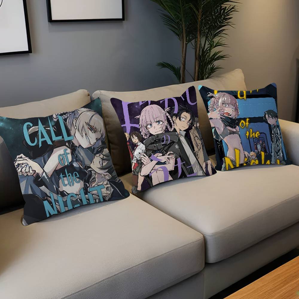 Japanese C-Call Of The N-Night Anime Pillow Cover Sofa Cushion Cover Home Room Decoration Children Gift