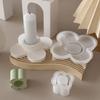 Multipurpose Sturdy Silicone Clovers Plaster Holder Mould Set Portable for Resin Plaster Craft Supplies Assorted Sizes