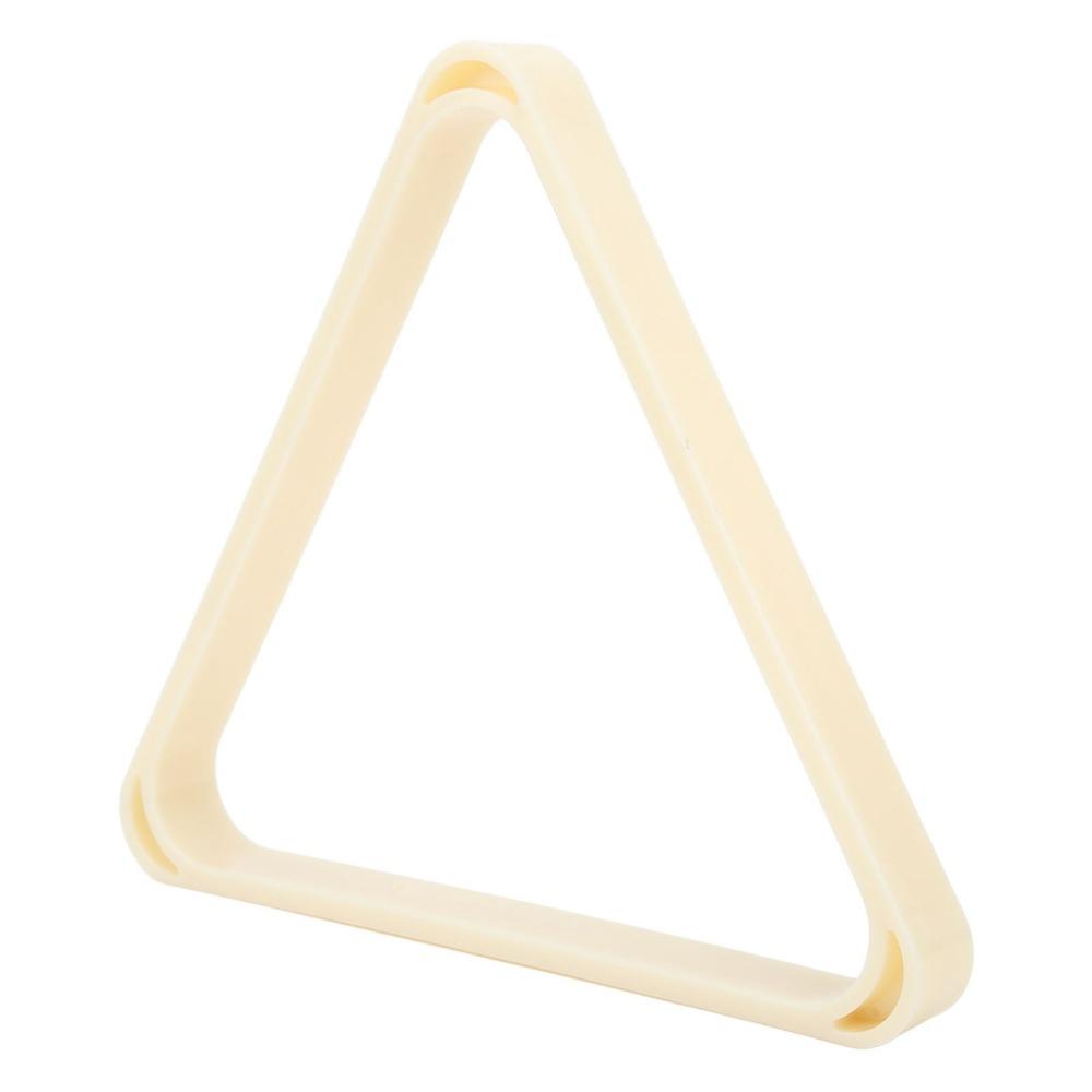 2pcs Strong Build Billiard Triangle Rack White Color Billiard Ball Frame For Snooker Game
