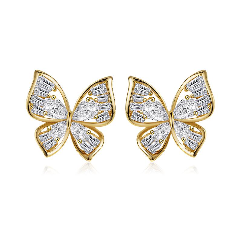 Shining Pearl Copper Alloy Earrings: Light Luxury, High-End Gold-Plated with Strong Color Retention