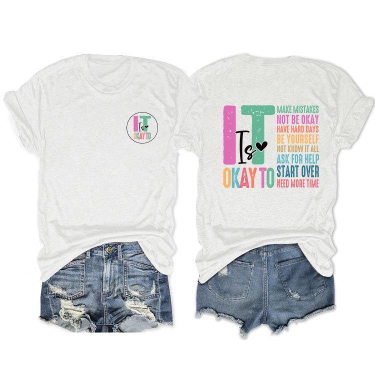 

Европейская и американская осенне-зимняя хлопковая футболка, круглый вырез, короткий рукав L