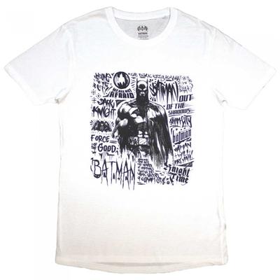 Batman Unisex täiskasvanute Scribbler T-särk