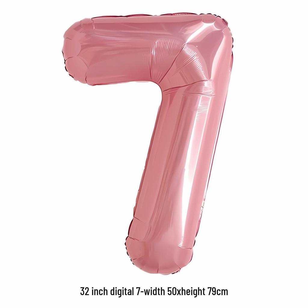 32-Inch White Number '40' Birthday Balloon, Aluminum Foil Party Decoration Prop