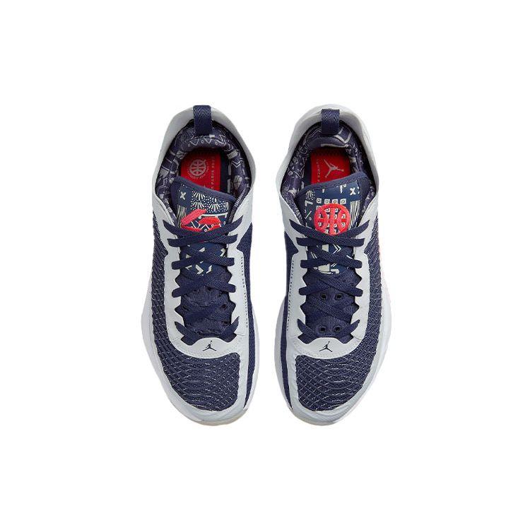 Air Jordan Luka 1 Quai 54 Heren Sneakers Wit Light-Bone Neutraal-Indigo FB1806-150