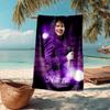 Custom Name Ultra-Soft Beach Towel with Selena Quintanilla Theme,Ideal for Pool - Camping, Diving - Perfect Travel Essential, Vibrant Beach Towel.