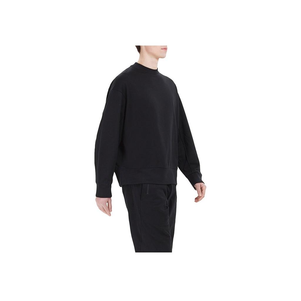 adidas Y-3 Signature Graphic Crew Sweater Black Men Streetwear DY7157