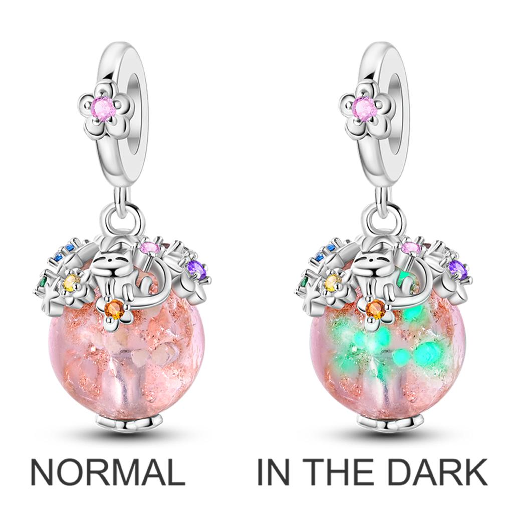Newest Charms Bead Copper Lovely Cat Moon Eternal Love Heart Dangle Fit Original Fashion Bracelets Diy Jewelry