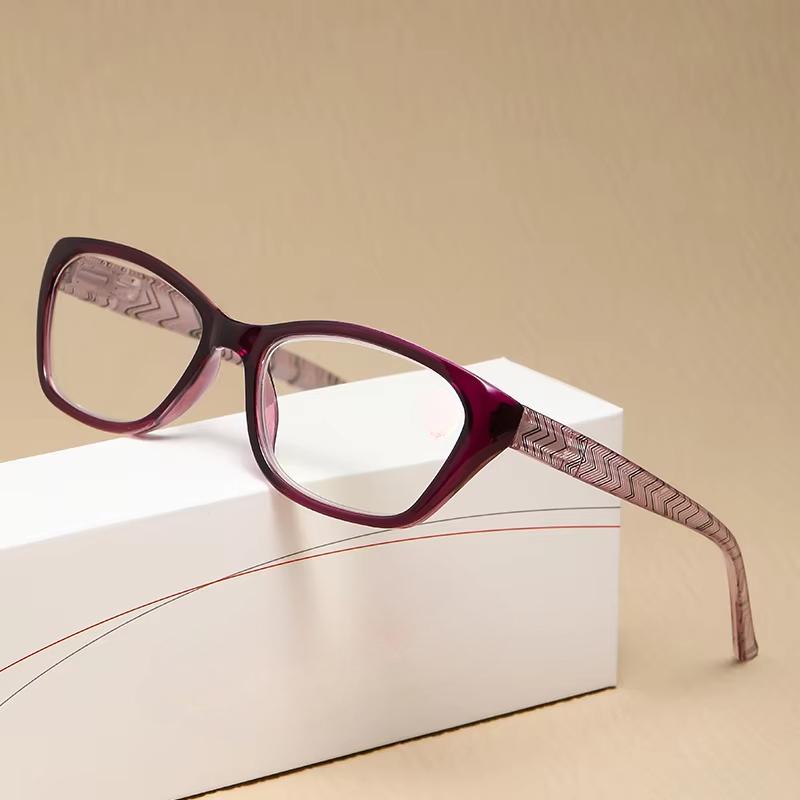 Women Reading Glasses Anti Blue Light Eyeglasses Ultra Light Elasticity Retro Spring Leg Presbyopia Hyperopia Men Eyewear