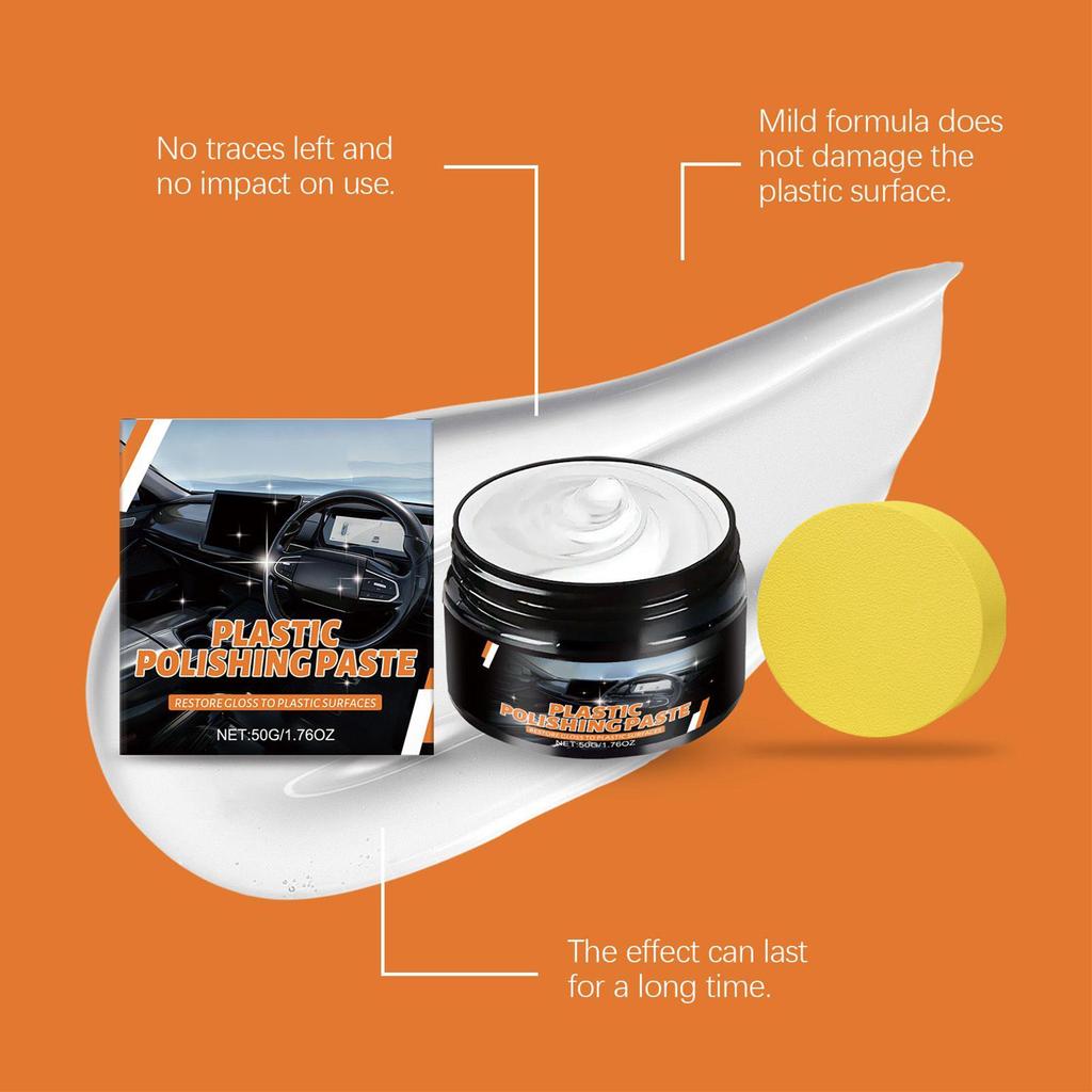 Scratch Repair Polishing Wax 75g Repairing Buffing Cleaning Cream Long-Lasting Polishing Compound for Detailing Daily