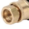 Stainless Steel Sewer Jetter Nozzle Quick Connect Drain Cleaning Jetter  Pipe Blockage Removal