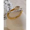 Yhpup Stainless Steel Cubic Zirconia Fashion Bracelet Bangle Gold Silver Color Waterproof High Quality PVD Jewelry for Women