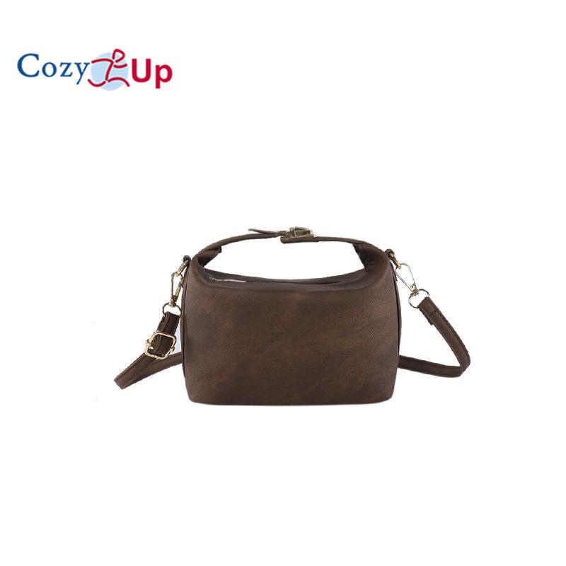 Cozy Up Borsa a secchiello a mano per donna Borsa a tracolla singola Mini borsa a tracolla