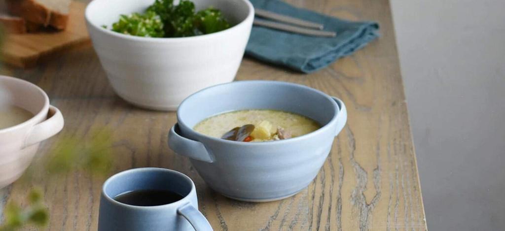 KINTO Handle RIPPLE 20420 Bowl, Pink, 135mm, (Ripple)